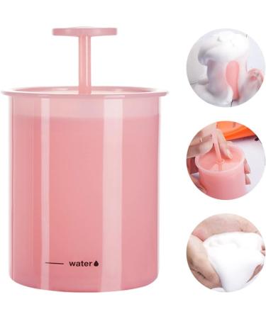 Face Cleanser Foamer Makeup Wash Bubble Maker Travel Household Rich Foam Maker Cup Pink tumbler - Buy Online on GoSupps.com