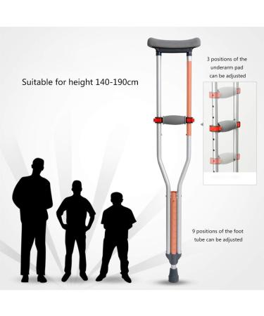 Underarm Crutches are Soft The Adult Crutches are Lightweight Handicapped Walker Adjustable Thickening and The Underarm Pads are Comfortable and Non-Slip Beautiful Scenery Bathing in Sunlight - Buy Online on GoSupps.com