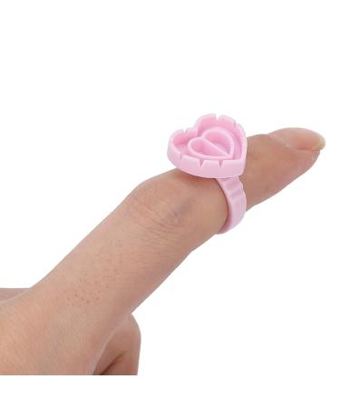 100PC Eyelash Glue Ring Cups - Disposable Adhesive Holders for Eyelash Extensions | Premium Eyelash Tools & Accessories - Buy Online on GoSupps.com