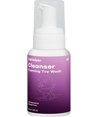 Satisfyer Women Cleansing Foam | Alcohol-Free Deep Cleaner for Rubber & Silicone Toys | 8.1 oz - Hygienic Toy Cleaner - Buy Online on GoSupps.com