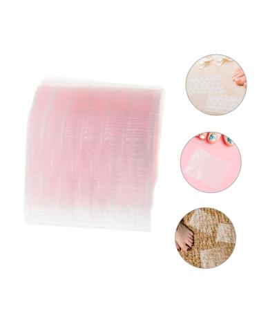 SOESFOUFU 100 Sheets Jelly Gel Nails Fake Nails Fake Nail Glue Nail Sticker Press on Nail Glues Glue for Nails Sticky Adhesive Nail Tabs Stickers Manicure Label Jelly Glue Pink - Buy Online on GoSupps.com