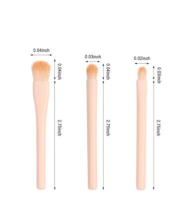 Yoseng Travel Makeup Brush Set - 5pcs Mini Cosmetic Brushes Kit with Mirror Case - Portable Pink Makeup Essentials for International Shipping - Buy Online on GoSupps.com