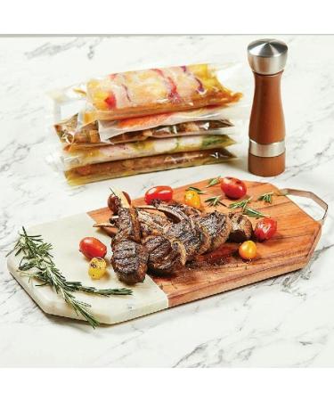 PowerXL Duo NutriSealer Food Vacuum Sealer Machine with Bags & Rolls - Double Airtight Sealing, Built-in Cutter, Small Snack Bag Capability, Safety Certified, Lab Tested, LED Indicator Lights | Slate - Buy Online on GoSupps.com