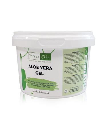 500g Aloe Vera Gel - 99% Naturally Bio-Active Aloe Vera - Cruelty-Free and Vegan - Cooling Soothing and Moisturising for All Skin Types 500 g (Pack of 1)
