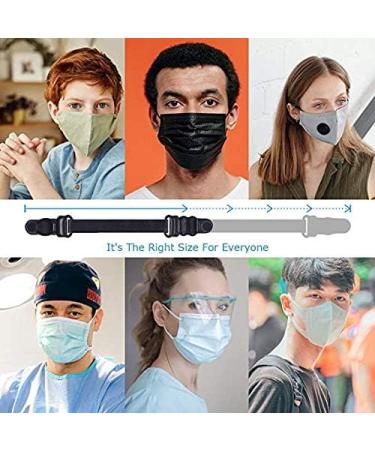 Buy Black Mask Holder (10 Pack) | Elastic Ear Relief & Slip-Resistant Washable Mask Extension for Comfort - Buy Online on GoSupps.com