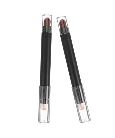 Mikinona 2pcs Eye Shadow Pens Eye Shadow Makeup Eye Brushes for Eyeshadow Eye Brushes for Makeup Abs Black