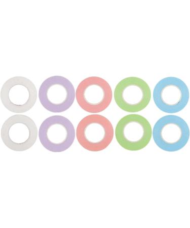 Buy 10 Rolls Colorful Eyelash Extension Tape - 9m Self-Adhesive Fabric Rolls for Perfect Lash Application | International Shipping Available - Buy Online on GoSupps.com
