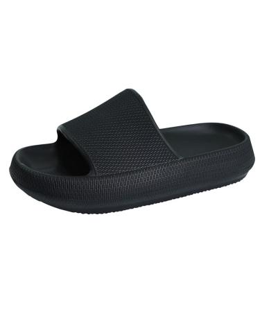 Flip flops children girls clouds slippers boys bathing shoes beach summer slippers shower mules EU29-37 black 36 EU