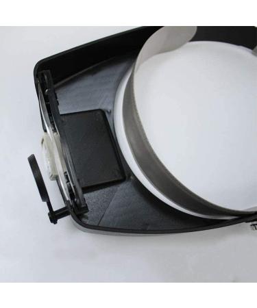 Lightweight Magnifying Glass Head-Mounted Magnifying Glass with 4 Groups of Adjustable Lenses with Led Lights for Reading Newspaper Watch Repair/1Cps Lofty Ambition - Buy Online on GoSupps.com