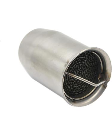 Pipe Noise Sound Eliminator | Stainless Steel Exhaust Silencer Noise Eliminator 51Mm or 60Mm Exhaust Muffler Pipe High Temperature Resistant Grid Structure Cle-ca - Buy Online on GoSupps.com