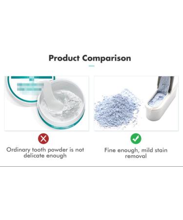 HLP Doctor Choice Teeth Whitening Powder - Natural Stain Remover for Sensitive Teeth & Mint Fresh Breath - International Shipping Available - Buy Online on GoSupps.com