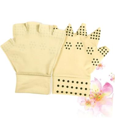 Healeved Anti-Slip Workout Gloves - 3 Pairs Magnetic Half Finger Sports Gloves for Fitness & Riding Non-Slip Elastic Support - Buy Online on GoSupps.com