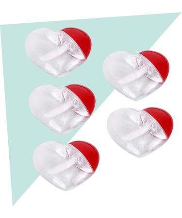 Homoyoyo Lot de 5 Set de Tubes de Gloss L vres de C ur Plastique Transparent Vides et Rechargeables Format Petit pour Maquillage L vres Voyage et Rangement Cosm tique Pratique - Buy Online on GoSupps.com