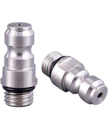 Stainless Steel M8x1 Male Thread Quick-Disconnect Plug Adapter for PCP Paintball Charging - 8mm Universal Fittings - Buy Online on GoSupps.com