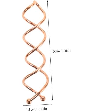 Beaupretty 20 Hair Crooning Clamps - Metal Hair Jewelry for Women Bobby Pins & Spiral Hair Needles from South Korea - Buy Online on GoSupps.com