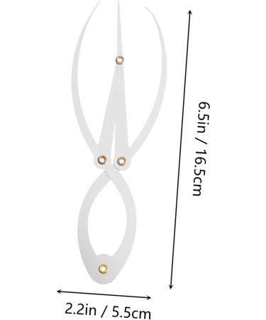 POPETPOP Golden Ratio Ruler 1 Pc Girl Eyebrow Measuring Tool Brow Ruler Measuring Ruler Gold Miss Balance Ruler Stainless Steel - Buy Online on GoSupps.com