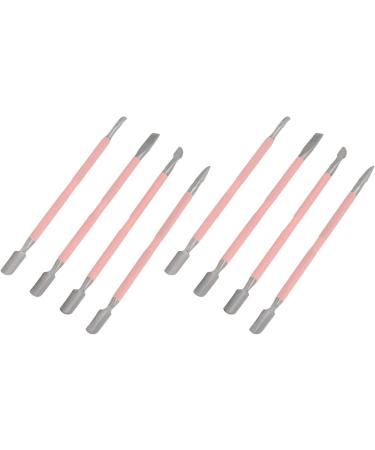 HUSHUI Cuticle Pusher Tool Kit 2 Set Dual Sided Nail Cuticle Cleaner Tool Stainless Steel Remove Nail Dirt Spoon for Manicure Pedicure - Buy Online on GoSupps.com