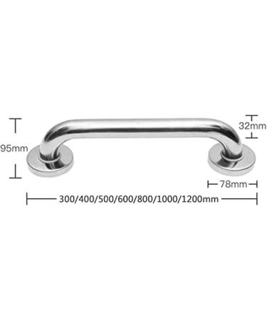 Bathroom Grab Bars Rails 304 Stainless Steel Handrail Shower Handle Safety Bar Bathroom Anti-slip Handrail Suitable For The Elderly Children Pregnant Women 120CM - Buy Online on GoSupps.com