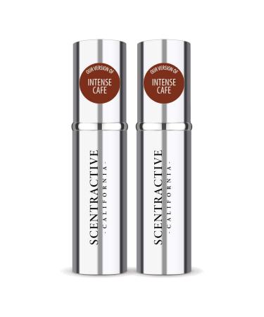 CA Perfume Impression of Intense Cafe For Women & Men Replica Version Fragrance Dupes Concentrated Long Lasting Eau de Parfum Spray Refillable Atomizer Bottle 0.17 Fl Oz/5ml-X2 MNTLE INTENSE CAFE IMPRESSION 0.34 Fl Oz (Pack of 1)