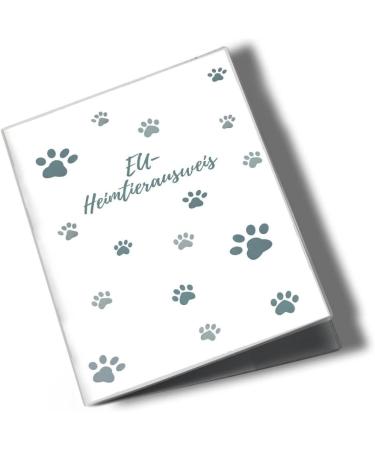 Wilhelm Fell EU Pet ID Card Case | Protective Paw Blue Cover | Unique Personal Gift for Pets - Buy Online on GoSupps.com