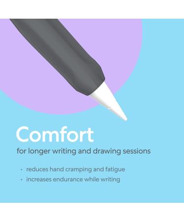 Paperlike Pencil Grips for Apple Pencil 1st & 2nd Gen - Set of 2 - Charcoal - Comfort & Precision - Buy Online on GoSupps.com