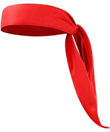 Yizhet 2 Piece Sports Headband for Men & Women | Moisture-Wicking Tennis Running & Yoga Headbands - Black & Red - Buy Online on GoSupps.com