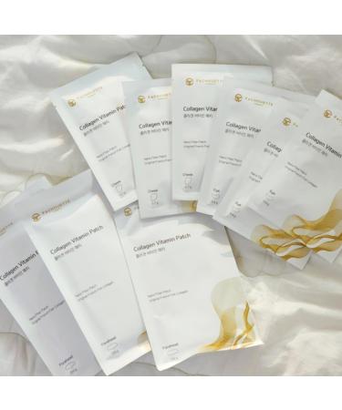 FACHOUETTE Collagen Patch Set with Serum & Booster - Korean Melting Face Mask Sheets for Overnight Glass Skin - 21 Set - Buy Online on GoSupps.com