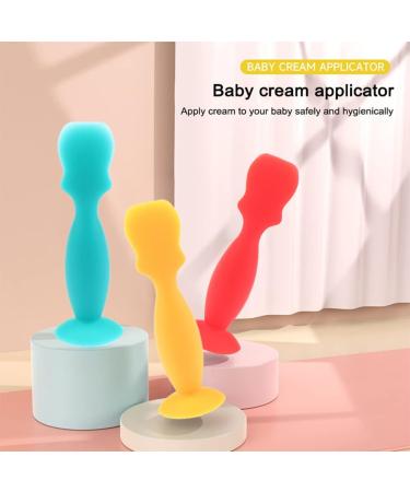 kekafu Silicone Spatula with Suction Cup, Handheld Diaper Cream Applicator - White - Buy Online on GoSupps.com