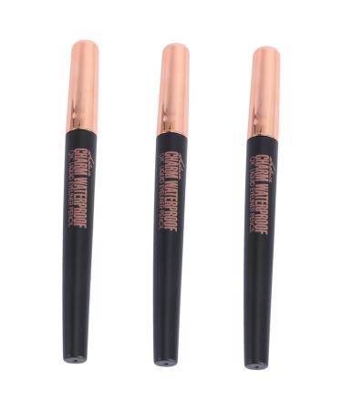 FOMIYES 3pcs Eye Liner Liquid Liner Waterproof Eye Liner Pencil Eyeliner Pencil Liquid Eyeliner 1 count (Pack of 1) As Shownx3pcs
