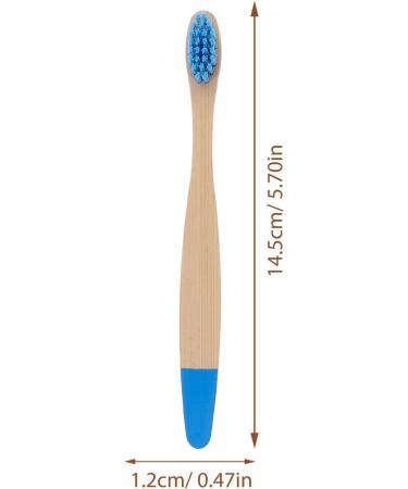 Lalafina 10th Travel Toothbrush | Eco-Friendly Bamboo Portable Soft Toothbrush for Women & Kids | Small Head Design for Easy Packing | Hand-Painted Spray Colors - Buy Online on GoSupps.com