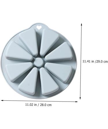 DECHOUS 3 Pcs 8 Points Scone Mold Soap Mold Circle Silicone Mold Baking Supply Silicone Cake Mold Jelly Molds Fondant Molds High Temperature Resistance Silica Gel Round Tray - Buy Online on GoSupps.com