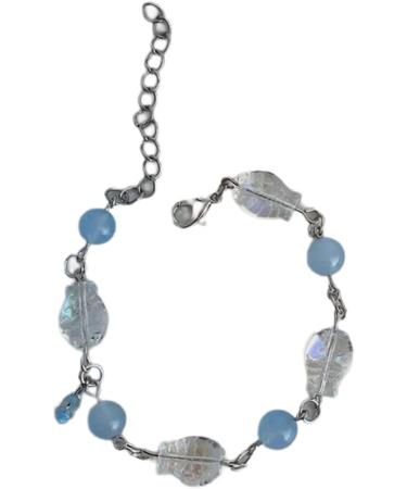 Oralgos Elegant Harz Chain Bracelet | Women's Delicate Pearl Wrist Decoration | Stylish Fish Chain Jewelry - Buy Online on GoSupps.com