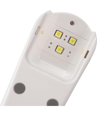 Small Nail Lamp 8W Portable 365+405nm Handheld Nail Lamp for Home Single Nail Care (White) - Buy Online on GoSupps.com