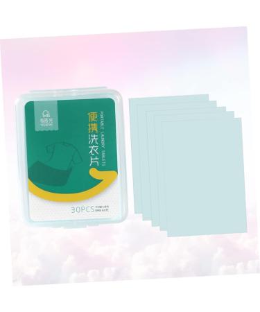 HOMSFOU 1 Box Natural Soaps Natural Laundry Sink Sponge Holder Laundry Dryer Portable Hand Watmers Laundry Natural Laundry Detergent Natural Laundry Tablets Travel Boxed Sheet - Buy Online on GoSupps.com