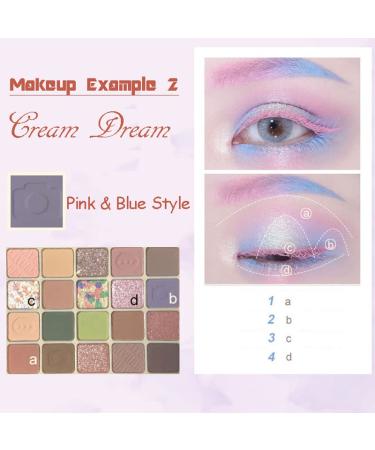 Wonderland Garden 20-Color Eyeshadow Palette - Matte & Shimmer Waterproof Makeup for Long-Lasting Professional Looks - Buy Online on GoSupps.com