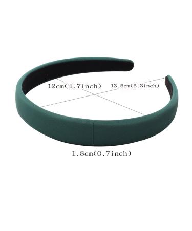 Set of 6 Plain Pink Soft Cloth Headbands for Women - 0.78 inch No Slip Hair Hoops Fashion Accessories - Buy Online on GoSupps.com