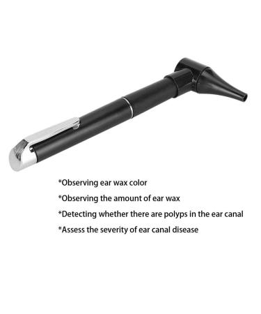 Ear Check Otoscope 3X Magnification Visual Magnifier | Ear Nose Inspection Cleaner & Earwax Remover | Includes 5 Size Ear Detectors | Certification Included - Buy Online on GoSupps.com