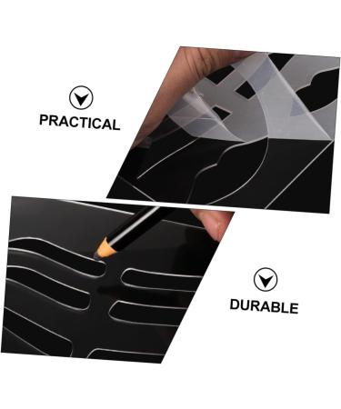 Balacoo 2pcs Tool Stencil Shaping Lip Shape Practical Women for Template Drawing Draw Practice Board Shaper 1 count (Pack of 1) Transparentx2pcs - Buy Online on GoSupps.com
