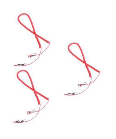 HANABASS 3 Pcs 5 Pet Leash Budgie Chicken with Leash Elastic Parrot Leash Chicken Harness Rabbit Harness Bird Size 2x3pcs As Shownx3pcs