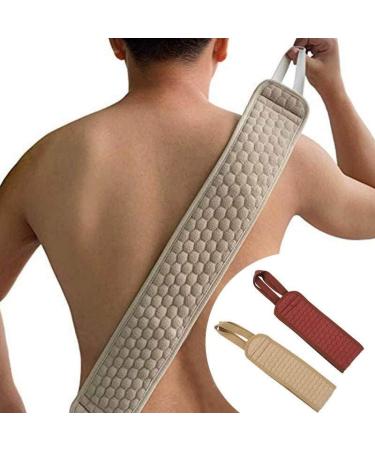 Double-Sided Bath Towel Rubbing Back Brush - Full Body Massage and Exfoliation - Buy Online on GoSupps.com