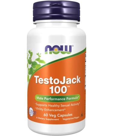 Buy Now Foods Testojack 100 Male Performance Formula 60 vcaps - Boost Testosterone & Enhance Male Performance | International Shipping Available - Buy Online on GoSupps.com