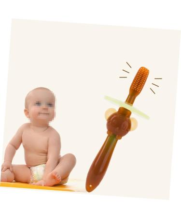 Buy Minkissy 2-in-1 Training Toothbrush & Bite Ring Tool for Infants | Safe Children's Toothbrush | International Shipping Available - Buy Online on GoSupps.com