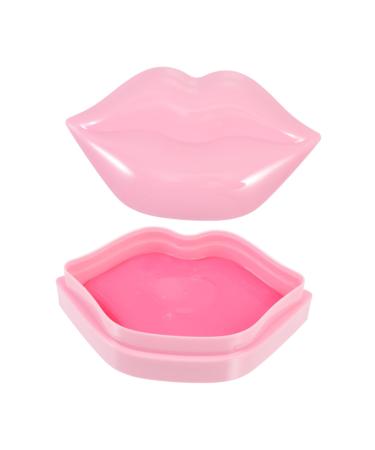 Gatuida Masque Hydratant L vres 20 Pi ces Film Anti-dess chement Gel Nourrissant pour L vres S ches Femmes Soin de Nuit Hydratation Intense Rose Bo te de Rangement