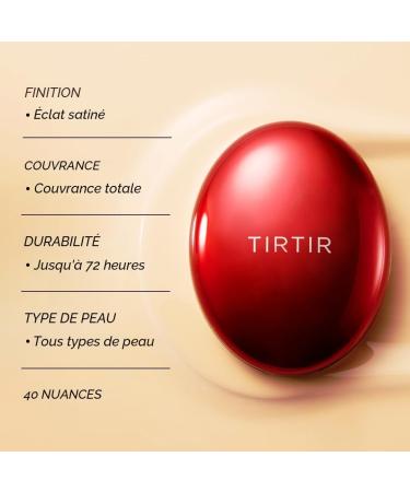 TIRTIR Mask Fit Red Cushion No.13N Fair Ivory (18 g) 13N Fair Ivory 18 g (Lot de 1) - Buy Online on GoSupps.com