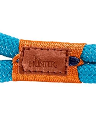 HUNTER OSS Adjustable Leash - Maritime Rope with Brass Snap Hook | 0.8 x 200 cm | Petrol Colour - Perfect for International Shipping - Buy Online on GoSupps.com