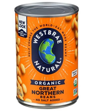 Westbrae Natural Organic Great Northern Beans 15 Ounce (pack of 6)