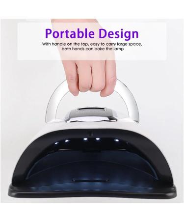 Nail Lamp 280W Gel Nail Lamp Nail Dryer UV Lamps for Gel Nails LED Nail Lamp with Automatic Sensor / 4 Timer Setting Home and Salon - Buy Online on GoSupps.com