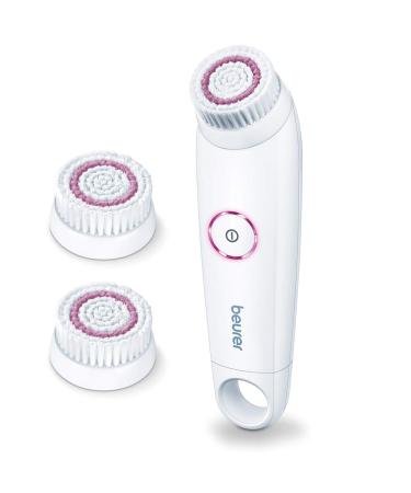 Beurer FC 45 facial brush including the subsequent purchase set with 2 attachments gentle and deep cleaning facial care waterproof 2-stage rotation for every skin type FC 45 facial brush including post-purchase set