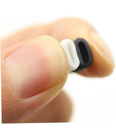 Gatuida Elastic 500pcs Butt Connector Non-Slip Face Mask Lanyard Adjustment Buckle - White Snap Fastener 1x0.6CM - Buy Online on GoSupps.com