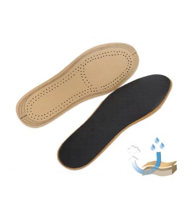 NOLITOY 1pair Breathable Sports Insoles Shoe Inserts Shoe Cushions for Men Leather Insoles for Men Sports Shoe Mens Insoles for Sneakers Absorption Insoles Pigskin Shoes Pad Comfortable